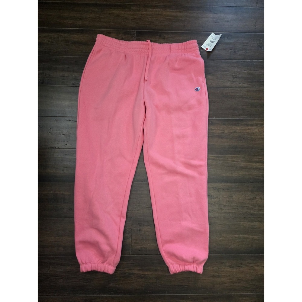Champion‎ Pink Fleece Jogger Sweatpants Size XXL NWT